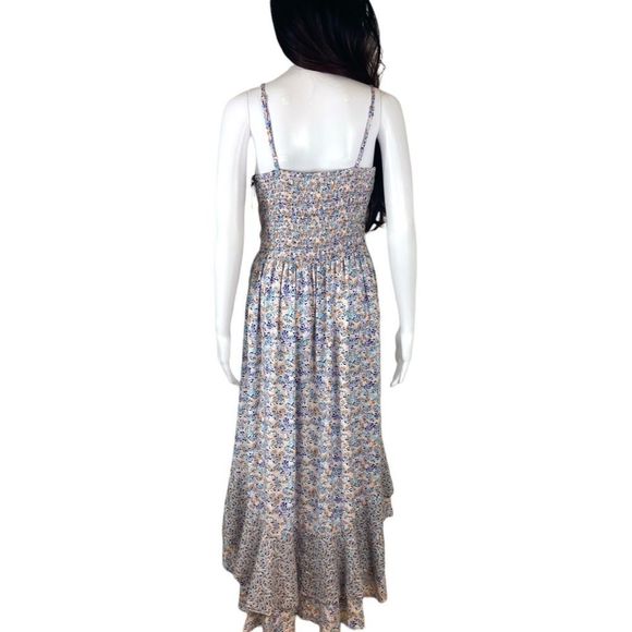 NWT Japna Cottagecore Prairie Floral Midi Sundress M - Picture 6 of 9